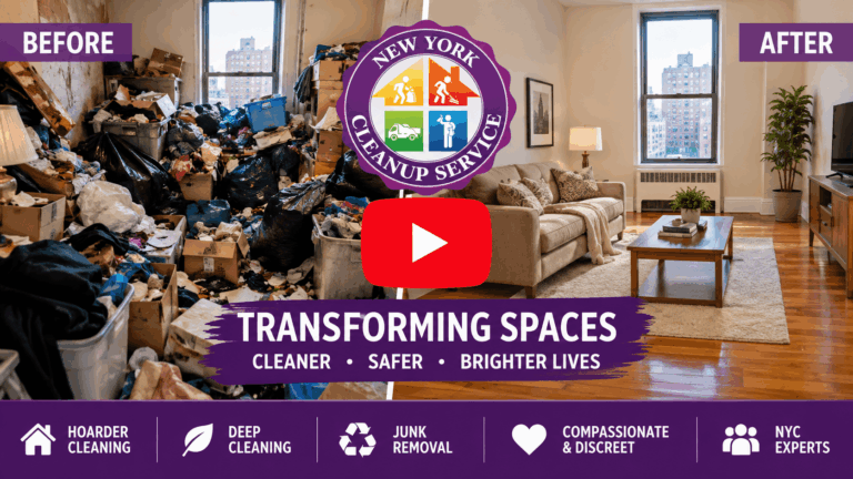 Before and after cleanup service transformation in NYC